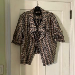 BCBG MaxAzria, size L, shirt sleeve jacket